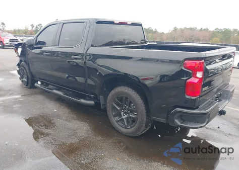 2025 Chevrolet Silverado 1500 2Wd Short Bed Custom z USA, uszkodzony, nr VIN 1GCPABEKXSZ277349